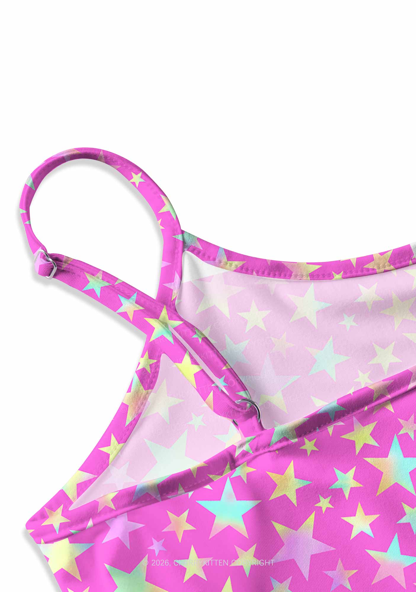Hot Pink Alpha Male Pride Y2K Print Cami Crop Top Cherrykitten