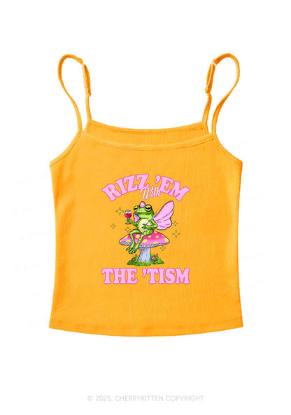 Fairy Frog Rizz Tism Y2K Spaghetti Strap Cami Cherrykitten