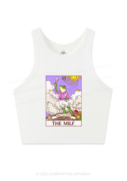 The Mxxf Frog Y2K Crop Tank Top Cherrykitten