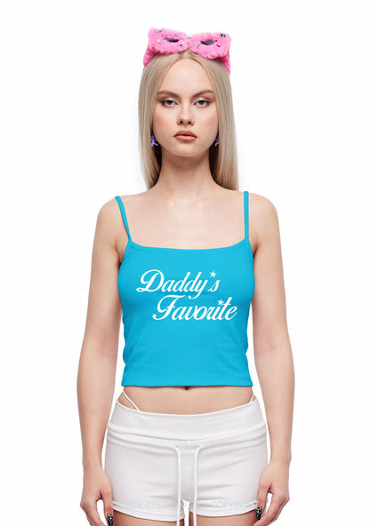 Daddys Favorite Y2K Spaghetti Strap Cami Cherrykitten