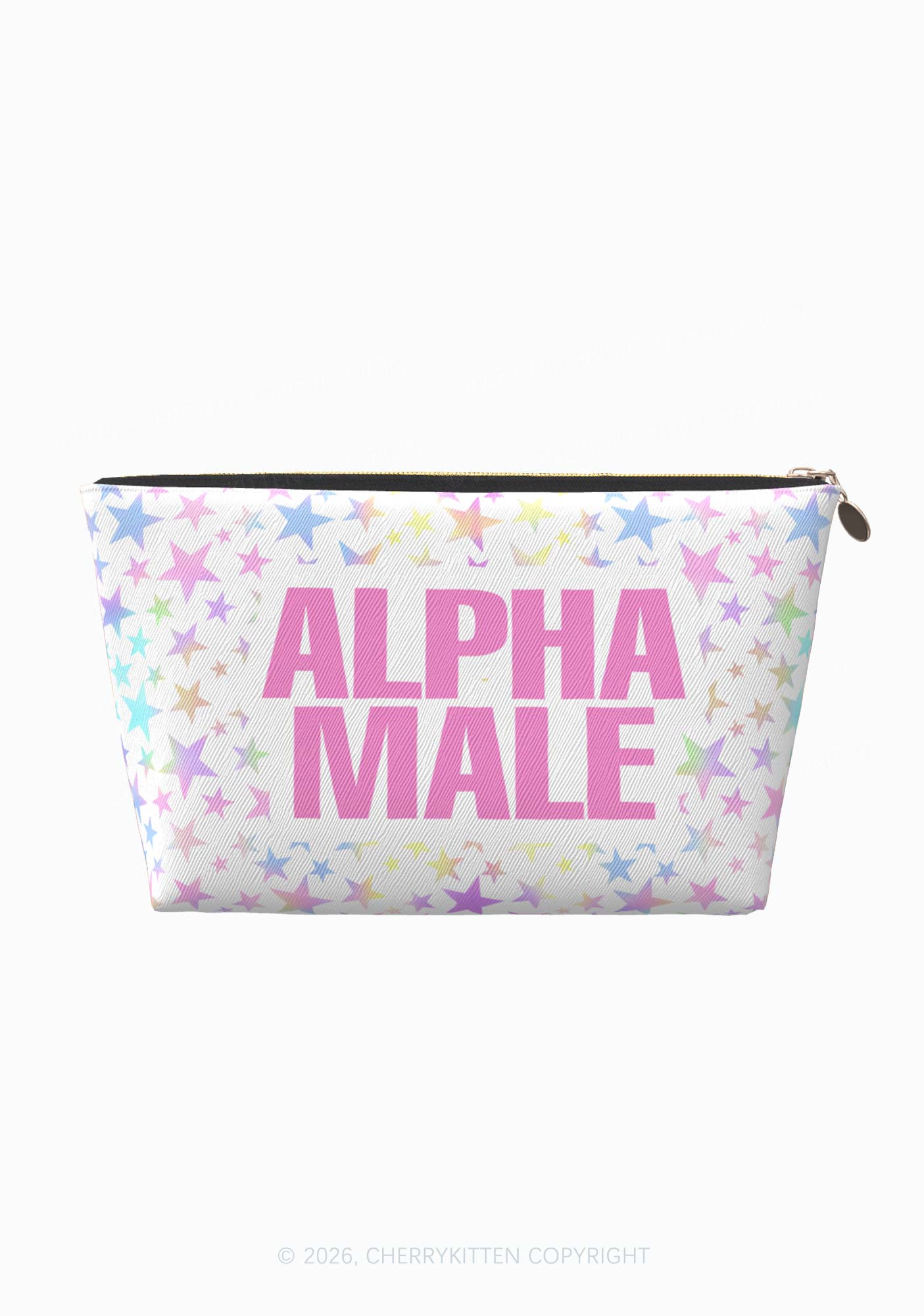 Pastel Star Alpha Male Y2K Makeup Bag Cherrykitten
