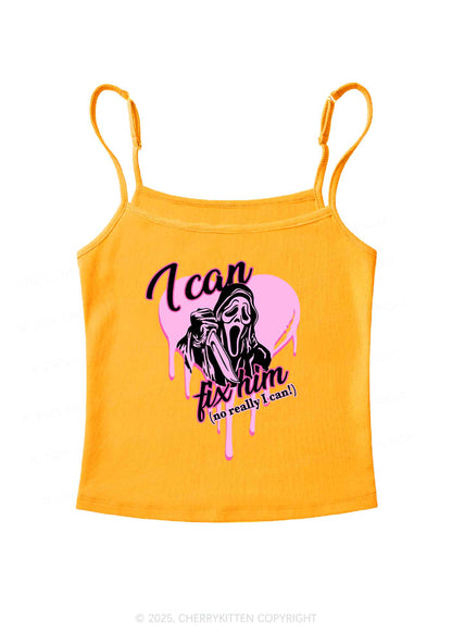 Halloween Ghost Fix Him Y2K Spaghetti Strap Cami Cherrykitten