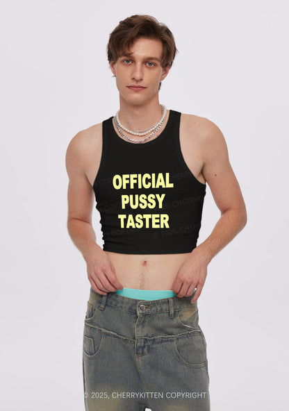 Official Puxxy Taster Y2K Crop Tank Top Cherrykitten