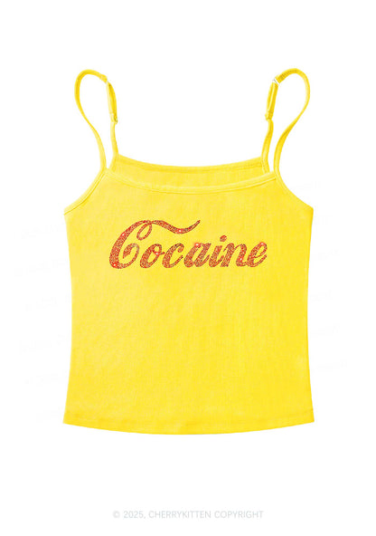 Rhinestone Special Cola Y2K Spaghetti Strap Cami Cherrykitten