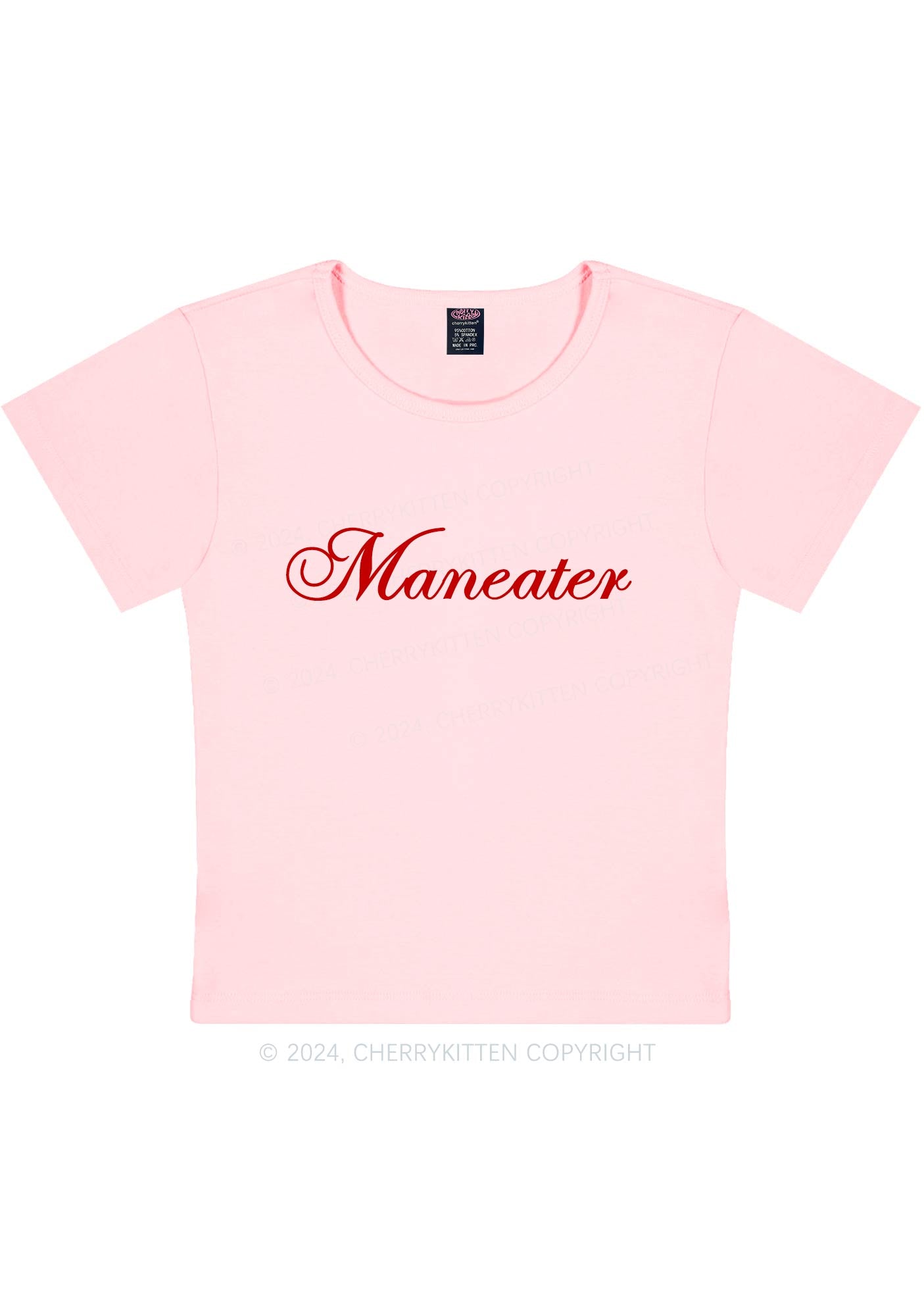 Maneater Y2K Baby Tee Cherrykitten