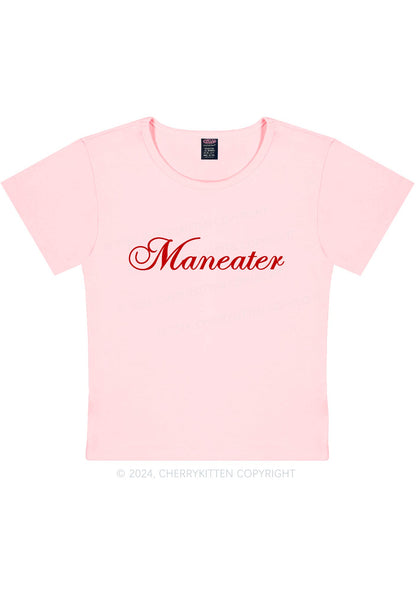 Maneater Y2K Baby Tee Cherrykitten