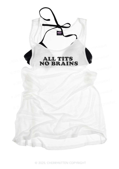 All Txts No Brains Y2K Sheer Boyfriend Tank Cherrykitten