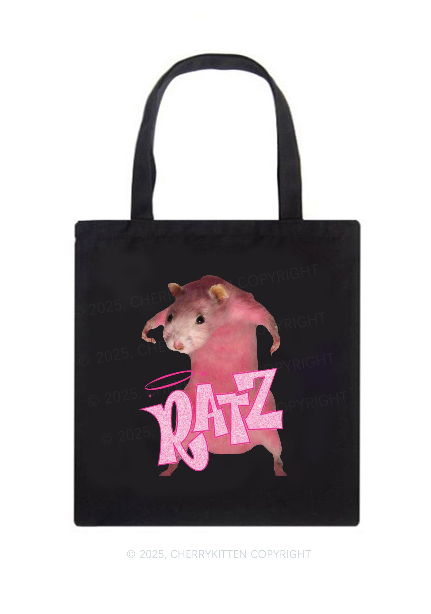Pink Ratz Y2K Canvas Tote Bag Cherrykitten