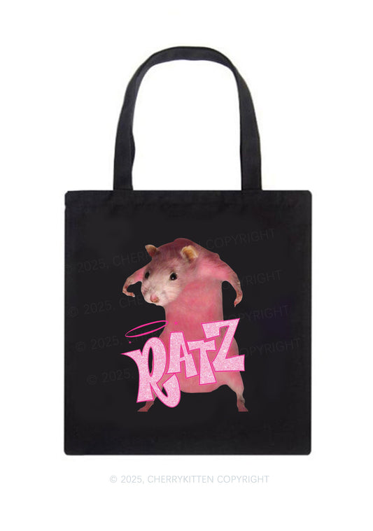 Pink Ratz Y2K Canvas Tote Bag Cherrykitten