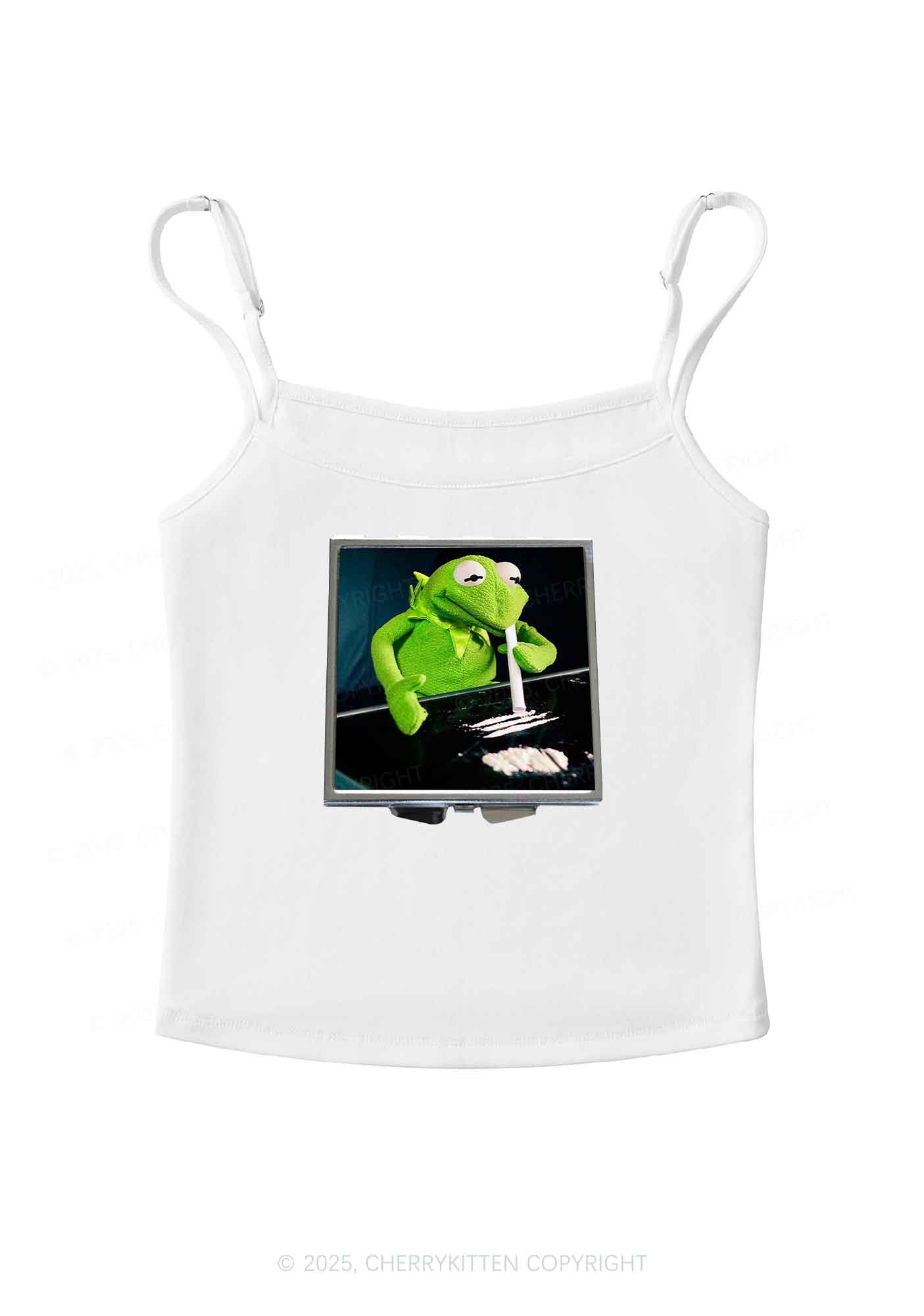 Special Cola Frog Y2K Spaghetti Strap Cami Cherrykitten