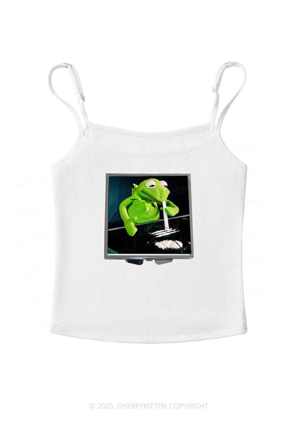 Special Cola Frog Y2K Spaghetti Strap Cami Cherrykitten