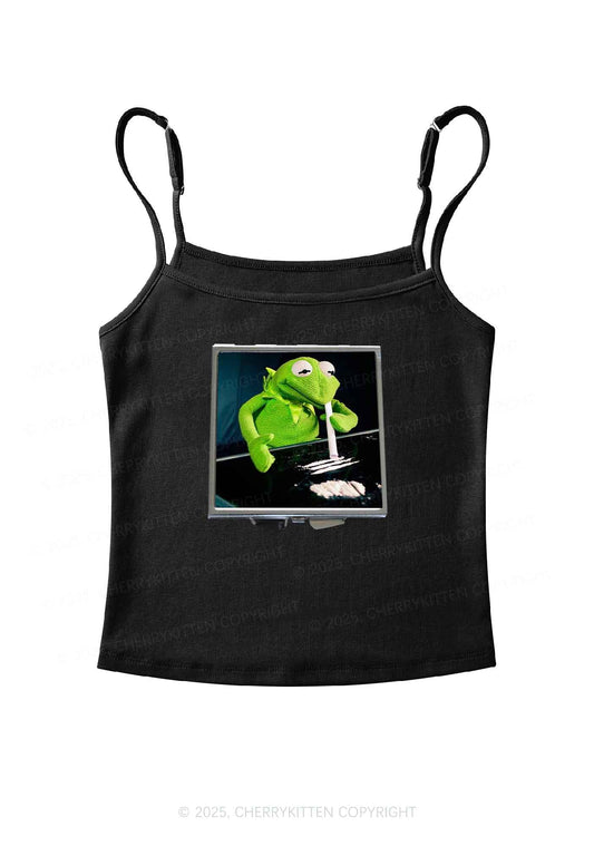 Special Cola Frog Y2K Spaghetti Strap Cami Cherrykitten