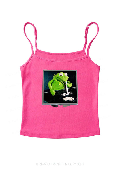 Special Cola Frog Y2K Spaghetti Strap Cami Cherrykitten