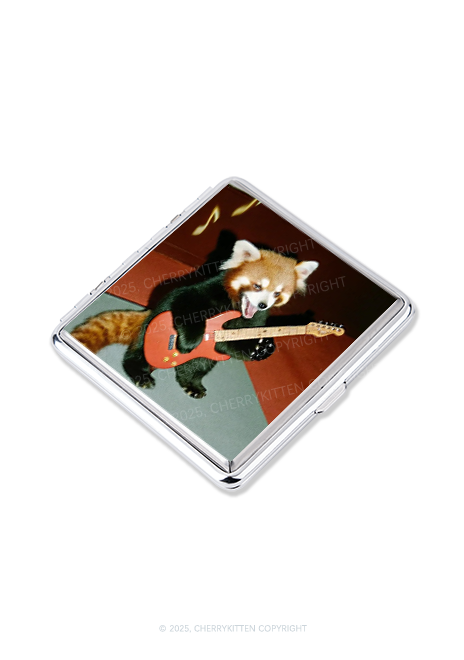 Guitar Raccoon Y2K Cigarette Case Cherrykitten
