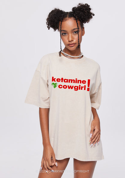 K Cowgirl Y2K Shirts Washed Tee Cherrykitten