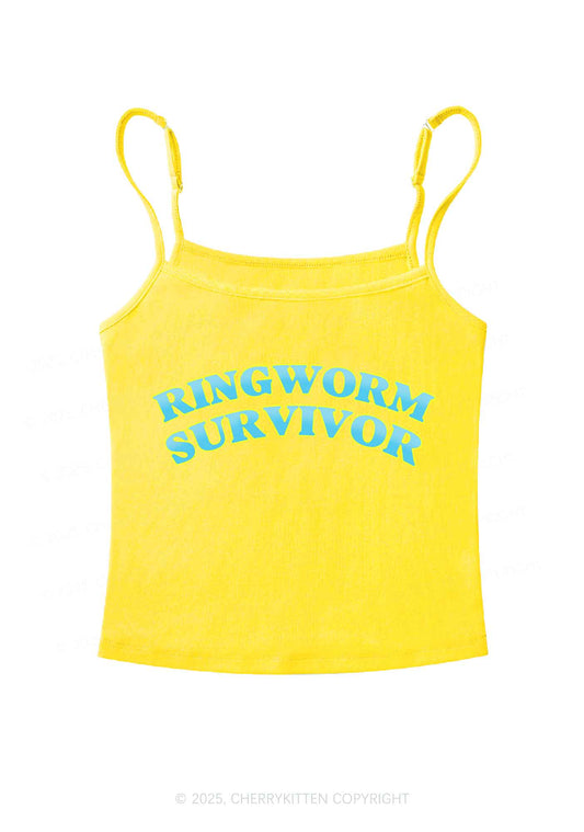 Ringworm Survivor Y2K Spaghetti Strap Cami Cherrykitten
