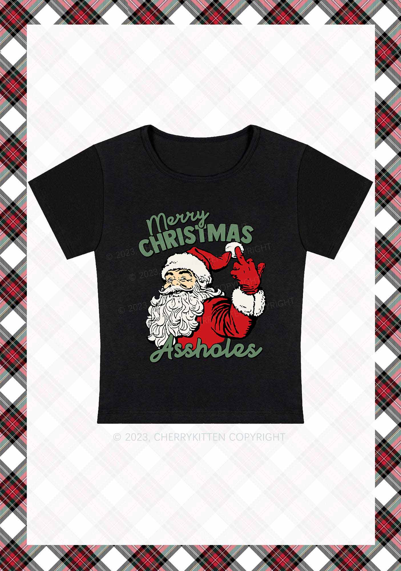 Merry Christmas Baby Tee Cherrykitten