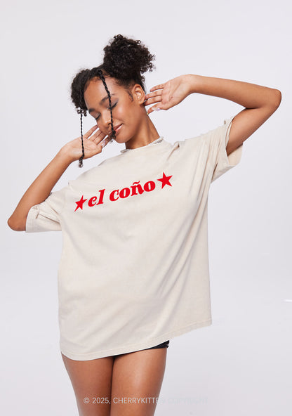 El Cono Y2K Shirts Washed Tee Cherrykitten