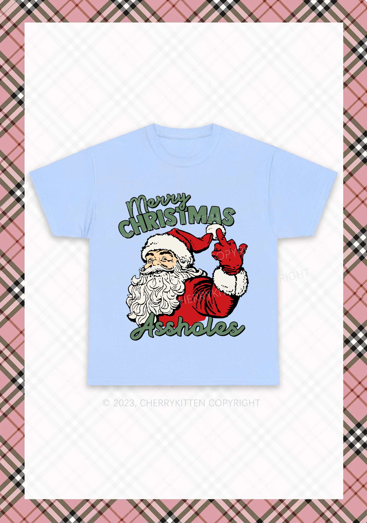 Merry Christmas Chunky Shirt Cherrykitten