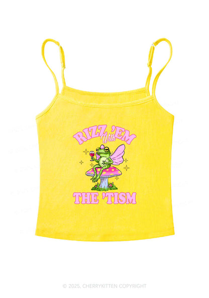Fairy Frog Rizz Tism Y2K Spaghetti Strap Cami Cherrykitten