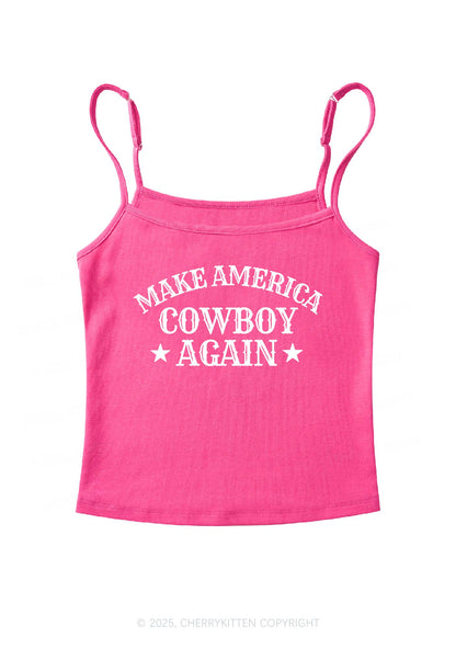 Cowboy Again Y2K Spaghetti Strap Cami Cherrykitten