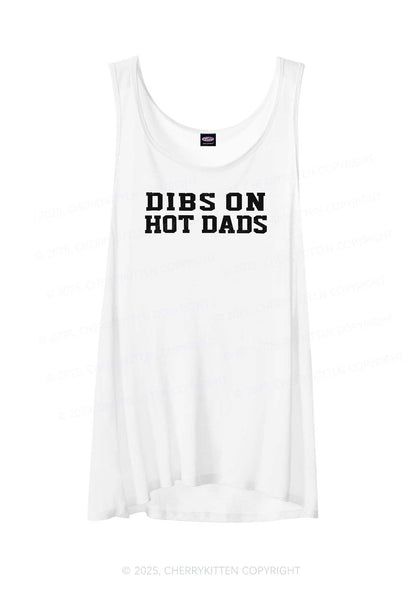 Dibs On Hot Dads Y2K Sheer Boyfriend Tank Cherrykitten