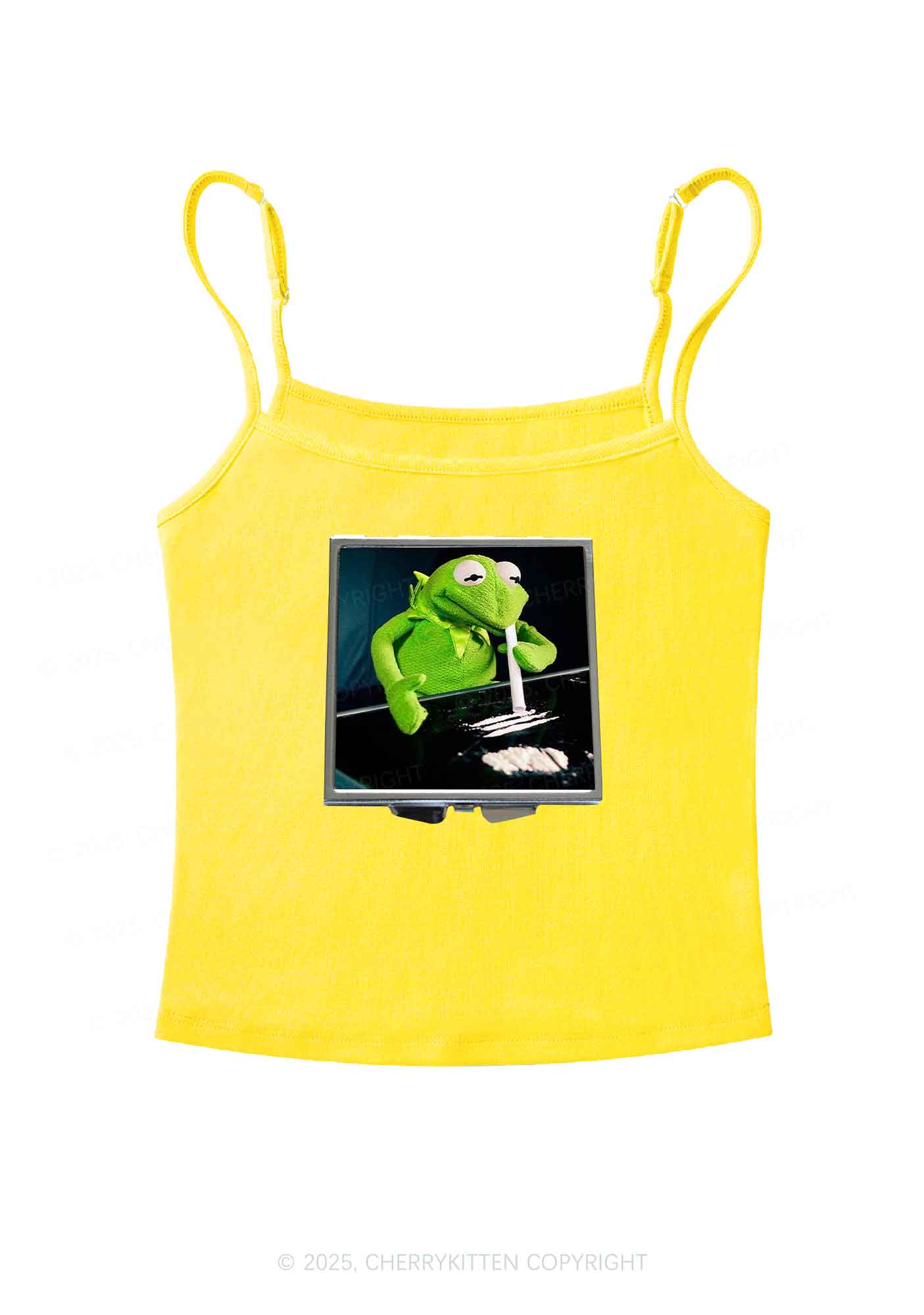 Special Cola Frog Y2K Spaghetti Strap Cami Cherrykitten