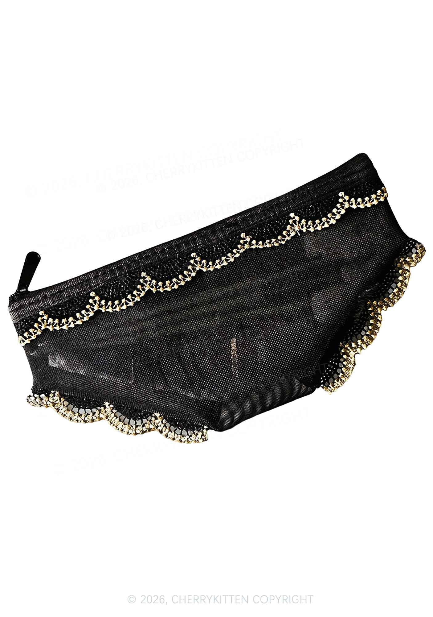 Plain Y2K Briefs Shape Cosmetic Pouch Cherrykitten