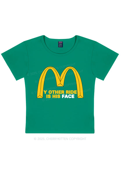 Ride His Face Y2K Baby Tee Cherrykitten