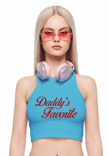 Daddys Favorite Y2K Crop Tank Top Cherrykitten