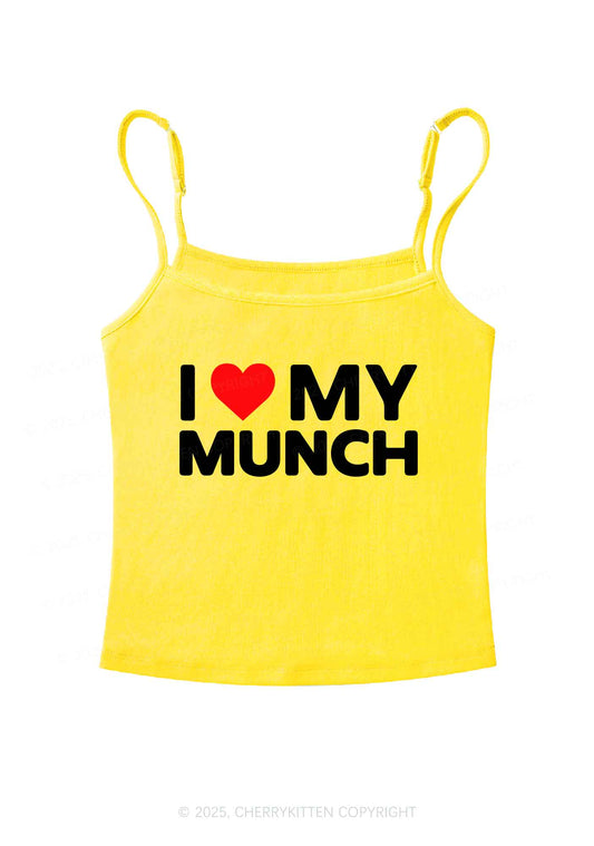 I Love My Munch Y2K Spaghetti Strap Cami Cherrykitten