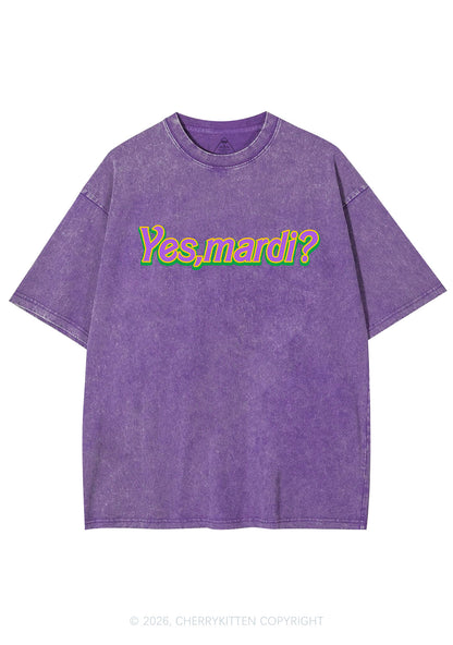 Yes Mardi Y2K Shirts Washed Tee Cherrykitten