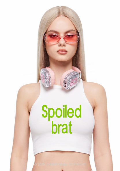 Spoiled Brat Y2K Crop Tank Top Cherrykitten