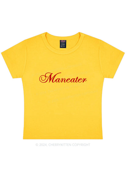 Maneater Y2K Baby Tee Cherrykitten