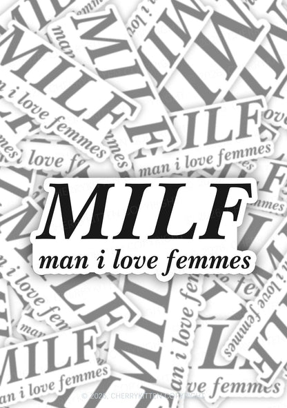 Man I Love Femme Pride 1Pc Y2K Sticker Cherrykitten