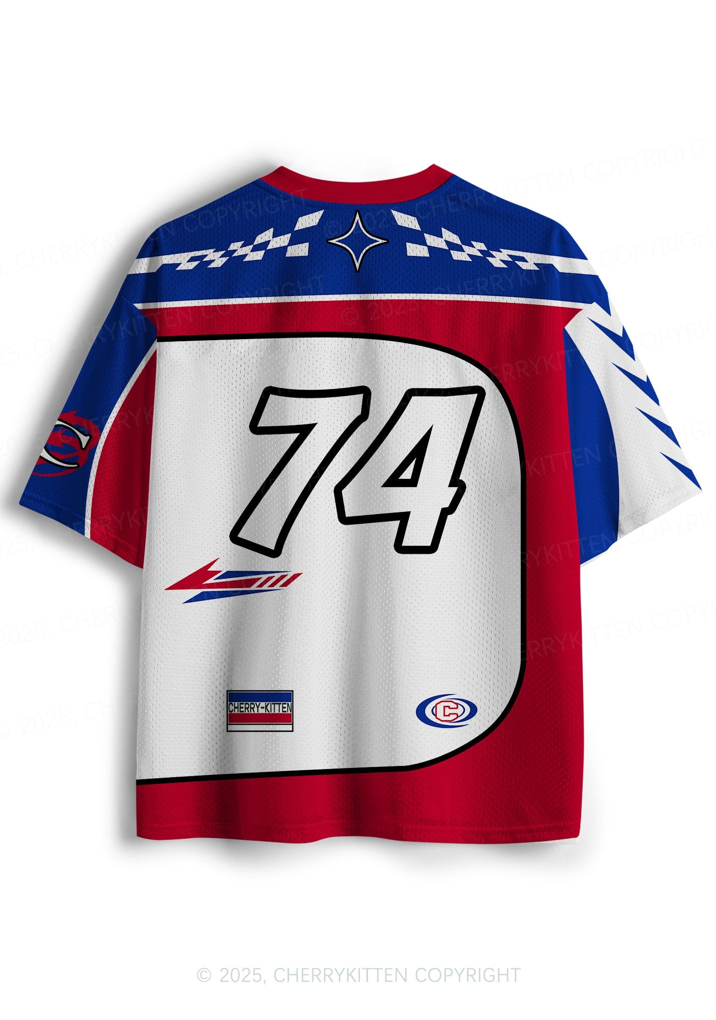Custom Red Feral Y2K Sport Jersey Shirts Cherrykitten