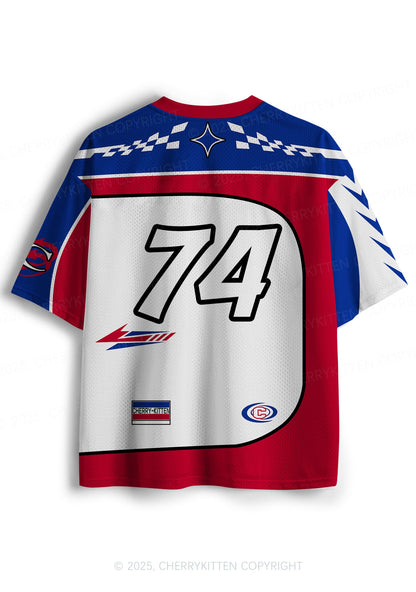 Custom Red Feral Y2K Sport Jersey Shirts Cherrykitten