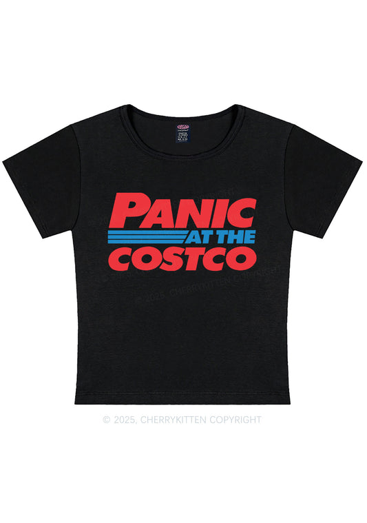 Panic Costco Y2K Baby Tee Cherrykitten