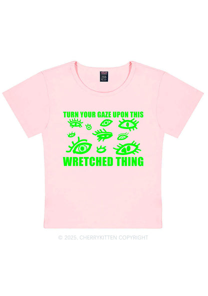 Turn Your Gaze Upon This Y2K Baby Tee Cherrykitten