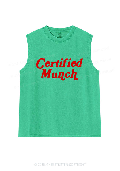 Certified Munch Y2K Washed Muscle Tank Cherrykitten