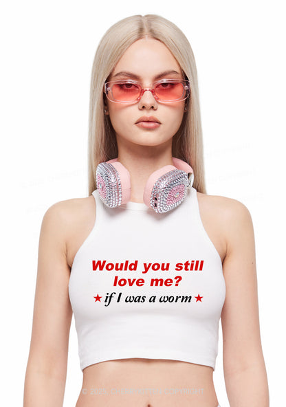 Would You Love Me Y2K Crop Tank Top Cherrykitten