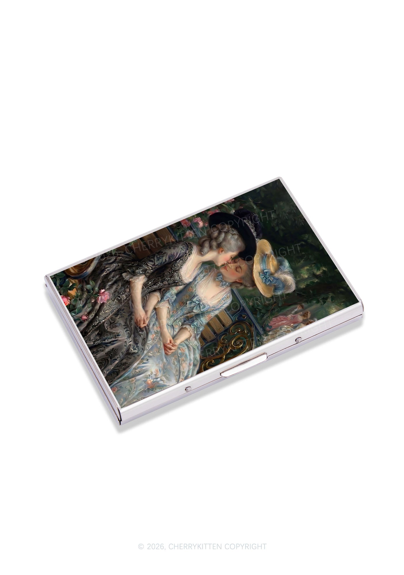 Vintage Garden Ladies Pride Y2K Mirror Cigarette Case Cherrykitten