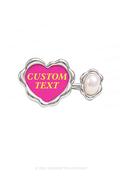 Custom Text Y2K Rings Cherrykitten