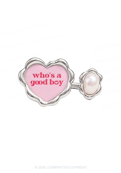 Whos A Good Boy Y2K Rings Cherrykitten