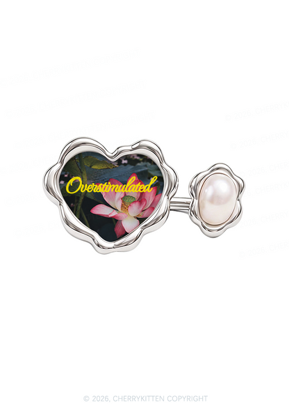 Overstimulated Lotus Y2K Rings Cherrykitten