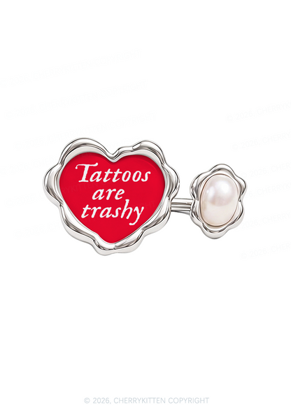 Tattoos Are Trashy Y2K Rings Cherrykitten