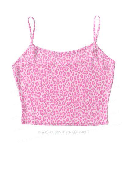 Pink Leopard Y2K Mesh Cami Tank Cherrykitten