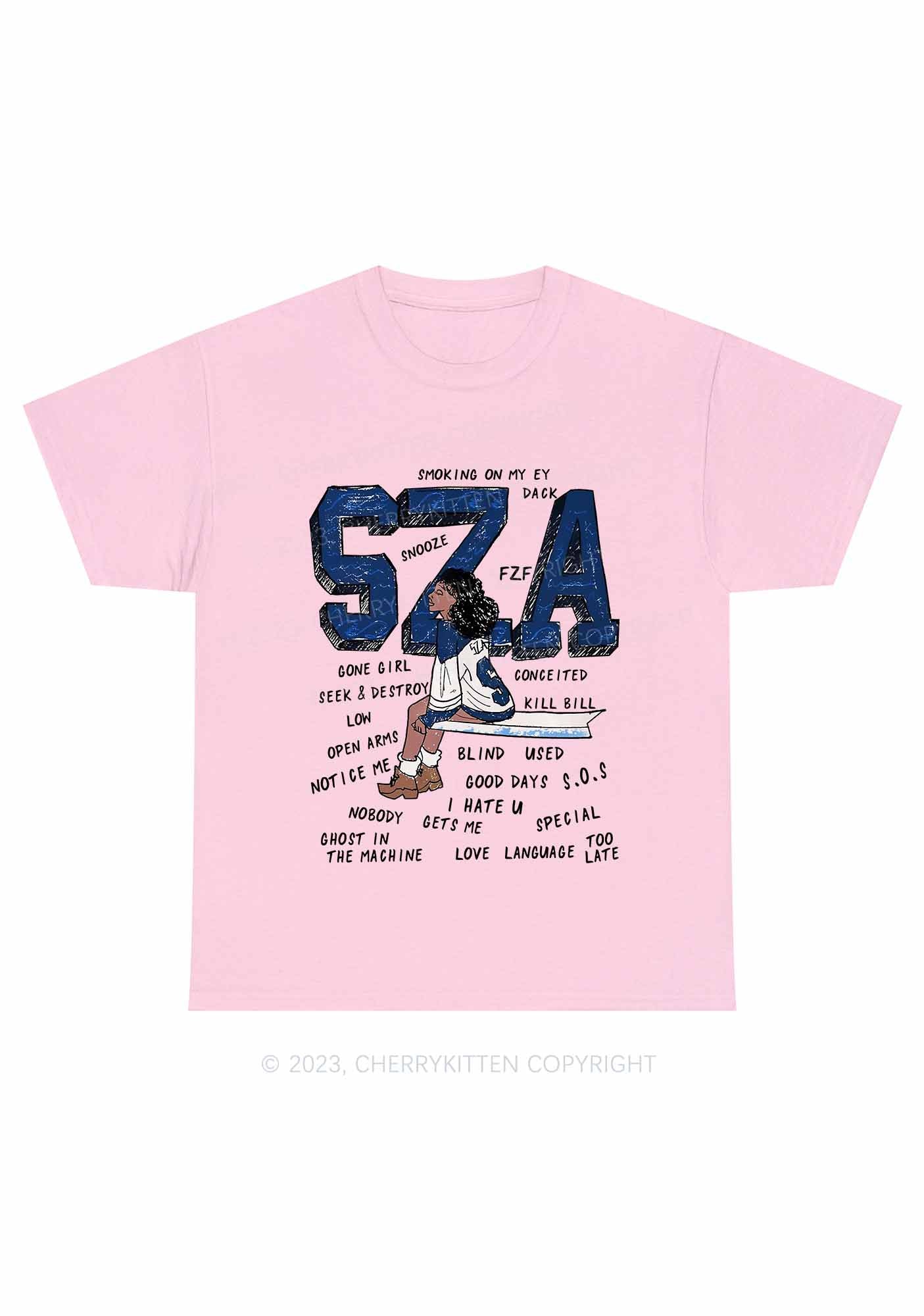 SZA Vintage Y2K Chunky Shirt Cherrykitten