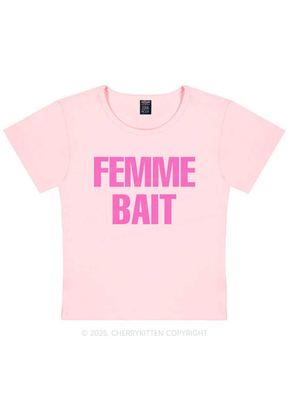 Femme Bait Y2K Baby Tee Cherrykitten