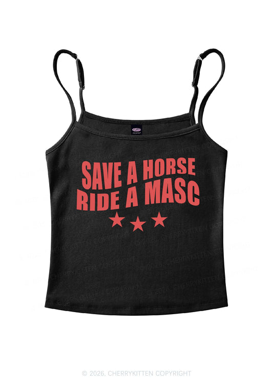 Ride A Masc Pride Y2K Spaghetti Strap Cami Cherrykitten